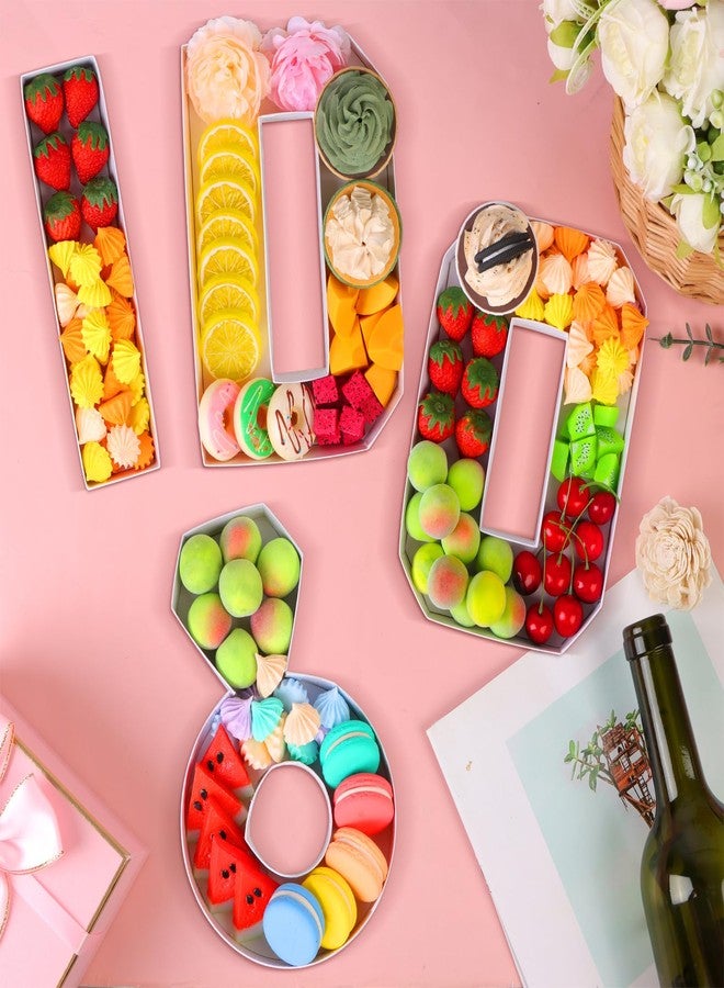 Furbeko 4 Pcs Fillable I DO Cardboard Letter for Charcuterie 10’’ Wedding Fillable Tray Sweets Chocolate Candy Cupcake Container Paper Box for Bridal Shower Engagement Party Decoration Supplies - Image 5